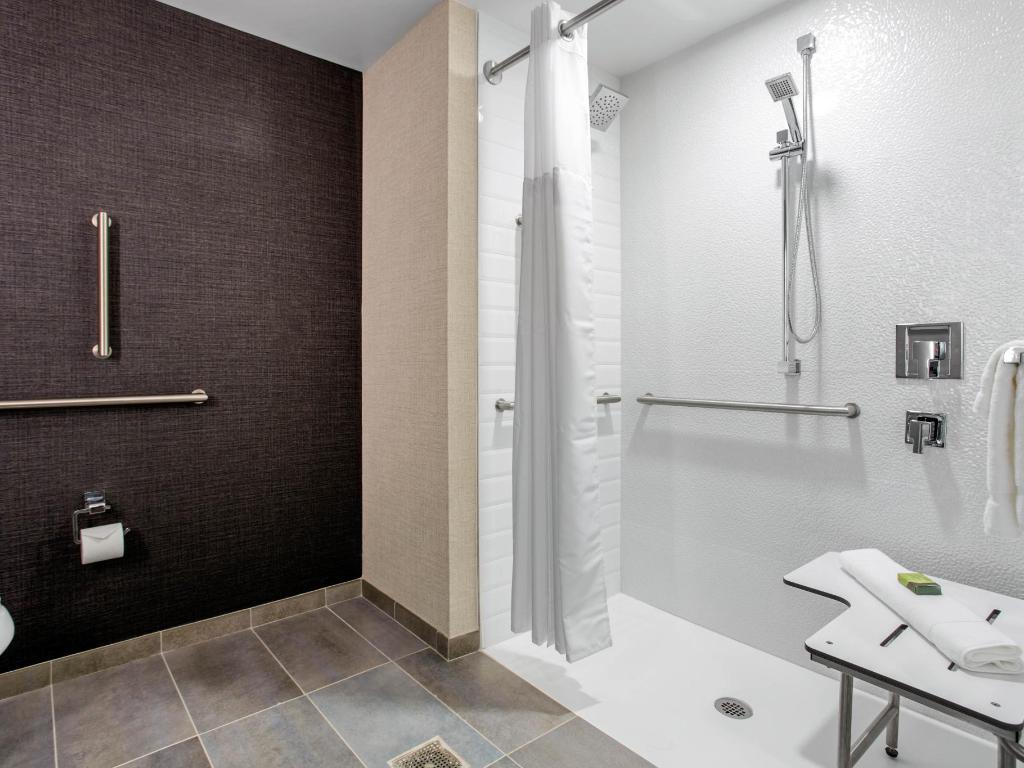 Accessible King W Shower Cambria Hotel Suites Downtown Asheville