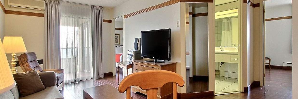 apartment with 2 separate bedrooms