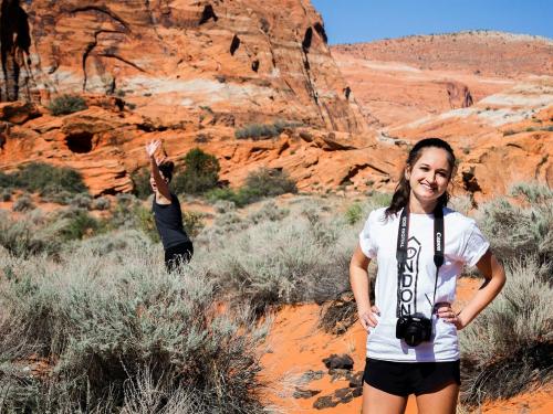 Hidden Pinyon Trail In Snow Canyon