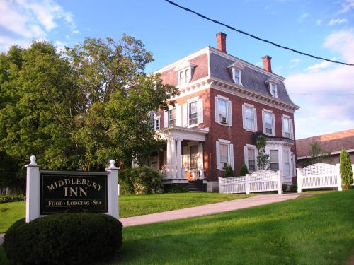 Exterior of the Inn from the sidewalk.